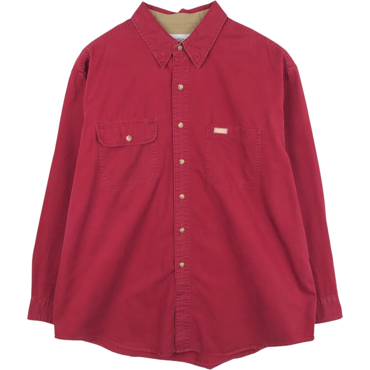 古着 カーハート Carhartt 隠しボタンダウン 長袖 ワークシャツ メンズXL相当/eaa666590