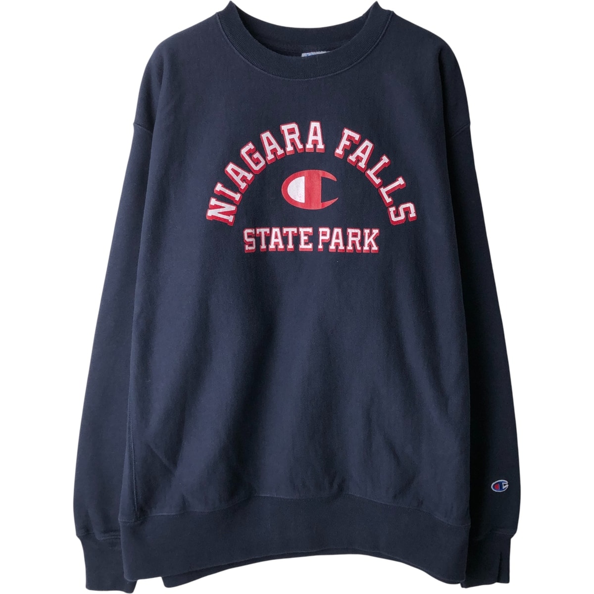 古着 チャンピオン Champion REVERSE WEAVE リバースウィーブ プリントスウェットシャツ トレーナー メンズXL相当/eaa613765