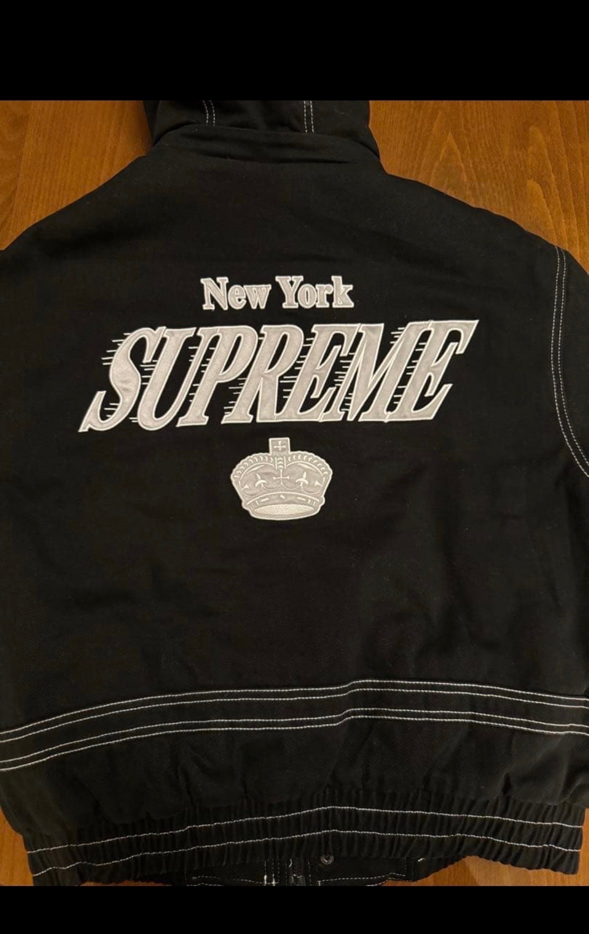 Supreme x Mitchell & Ness Twill Stadium Jacket 