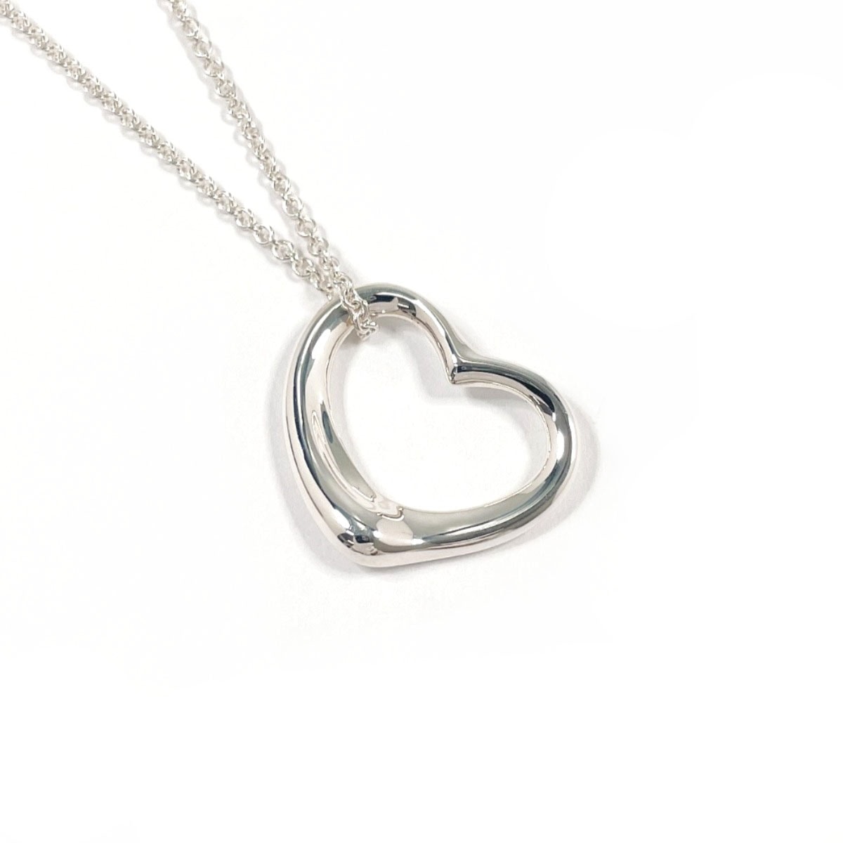 ティファニー ネックレス オープンハート エルサペレッティ シルバー
