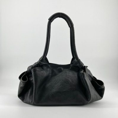 LOEWE(ロエベ) ナッパアイレ レザー 309.82.103 ハンドバッグ ブラック