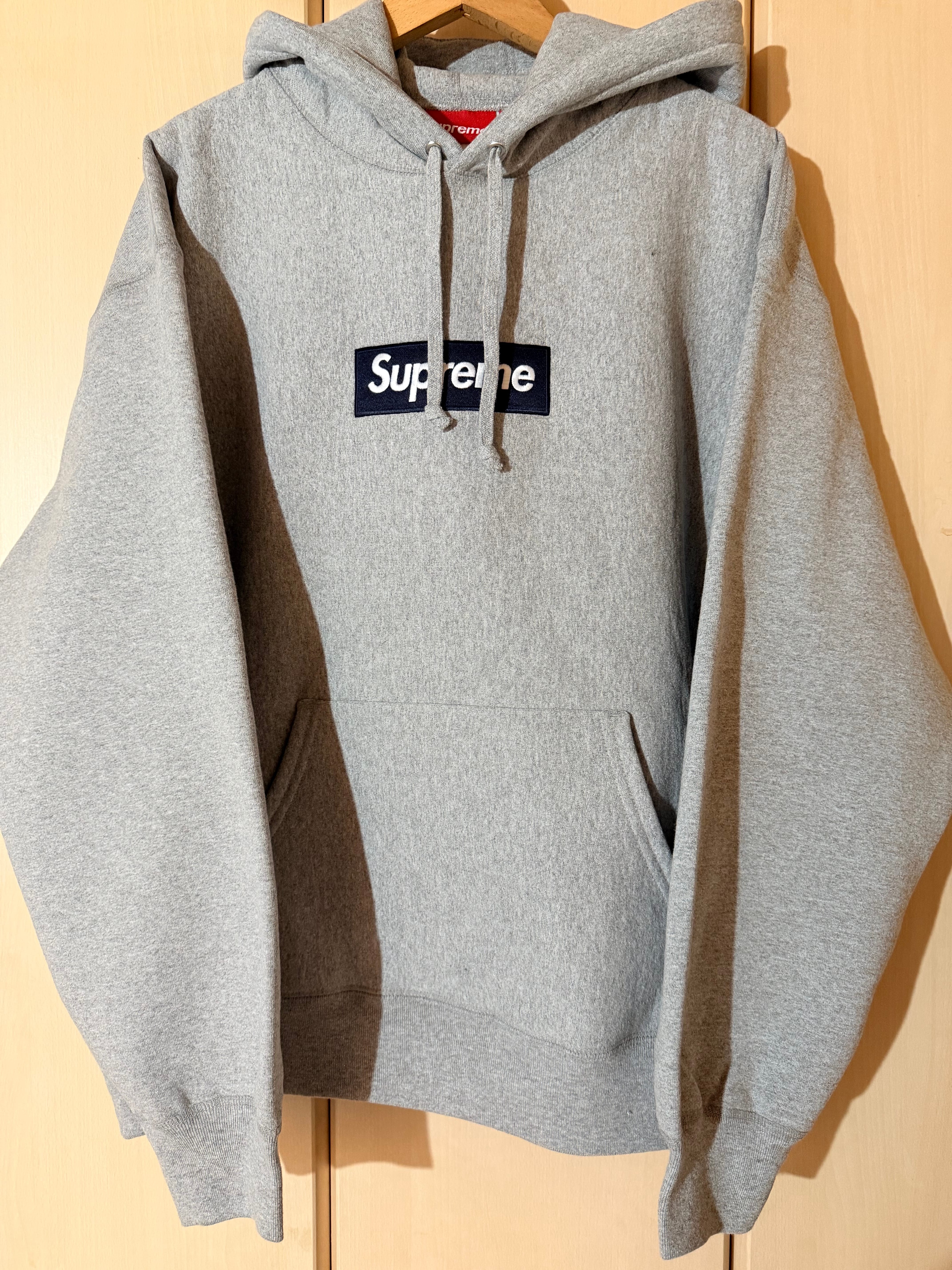 Supreme Box Logo Hooded Sweatshirt (25FW) "Heather Grey"