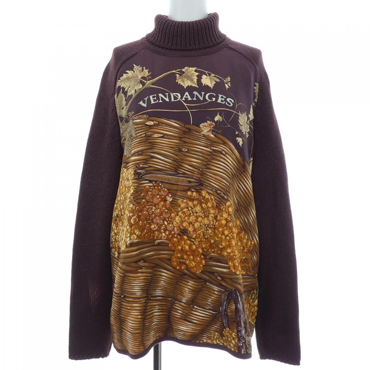 エルメス HERMES VENDANGES ツイルレーヌ. ニット