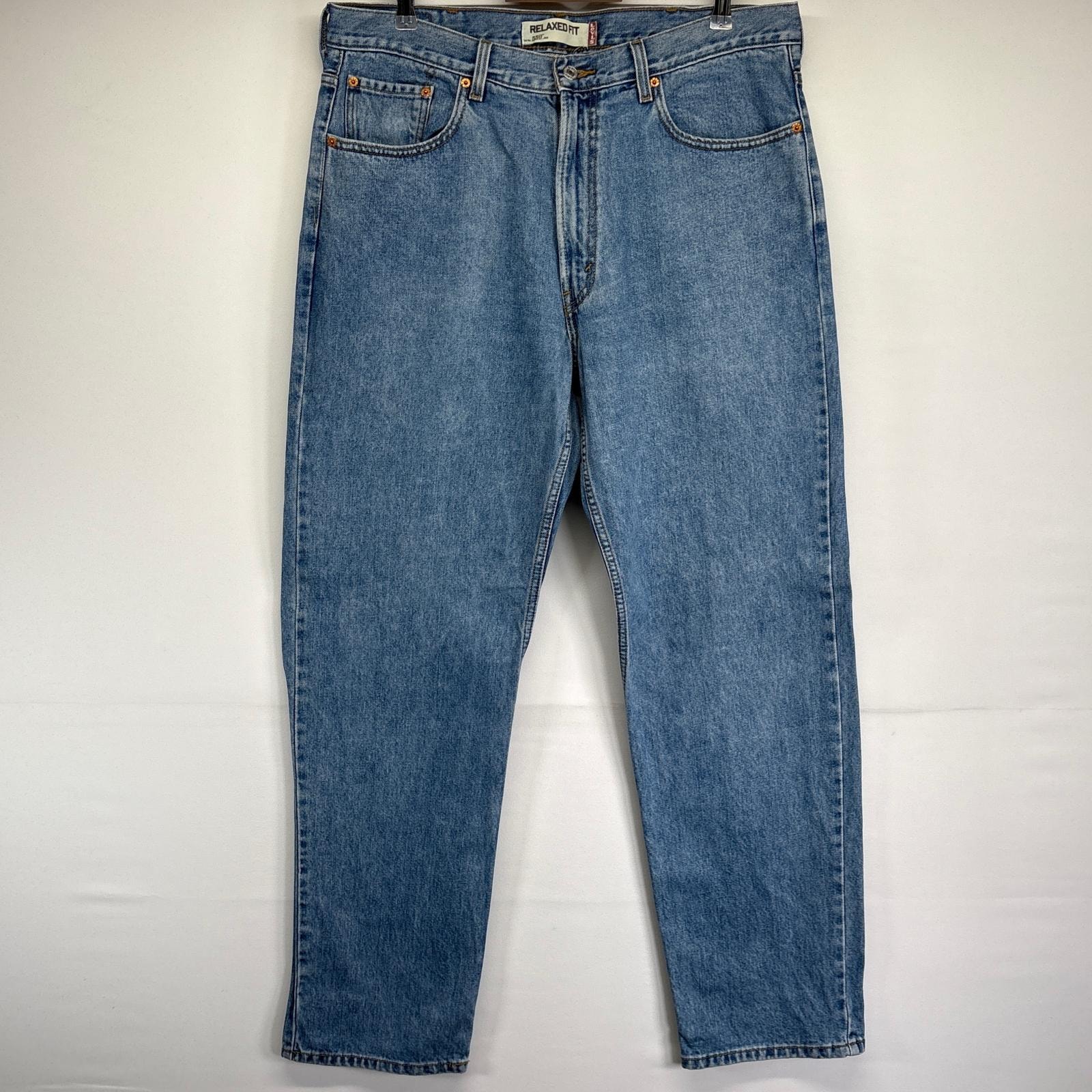 古着 リーバイス Levi's デニムパンツ 550 テーパード ジーンズ ジーパン 長ズボン 大きいサイズ 5ポケット w38 L34 ブルー メンズ