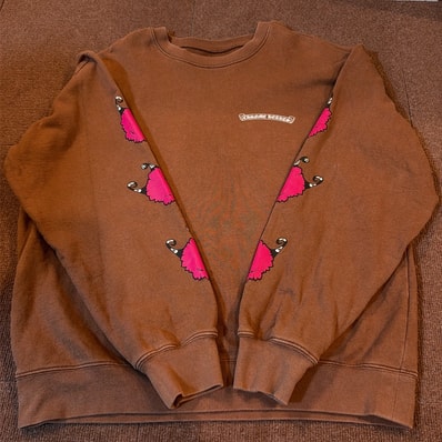 Chrome Hearts Matty Boy Structure Crewneck Sweatshirt "Brown"