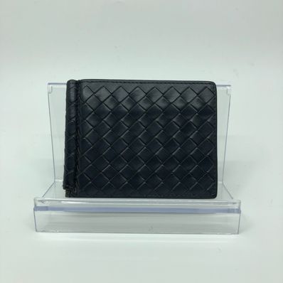 Bottega Veneta Intrecciato Leather Wallet "Black"