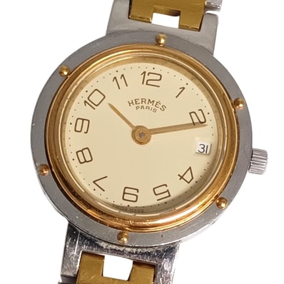 HERMES エルメス クリッパー クォーツ レディース 腕時計 C1334