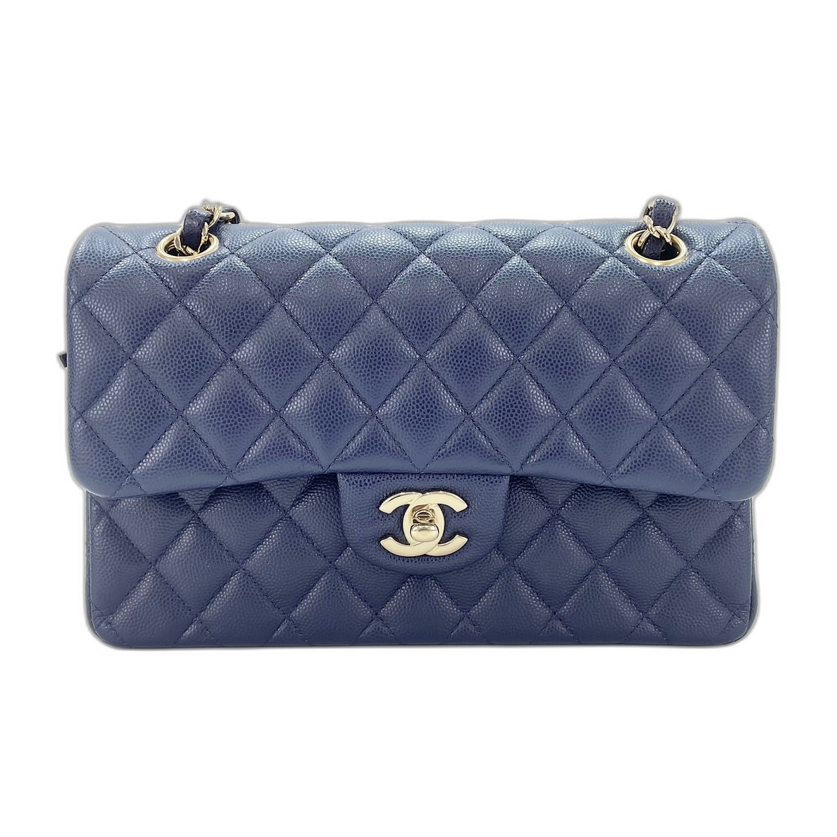 シャネル CHANEL マトラッセ ゴールド金具 キャビアスキン  ショルダーバッグ【中古】