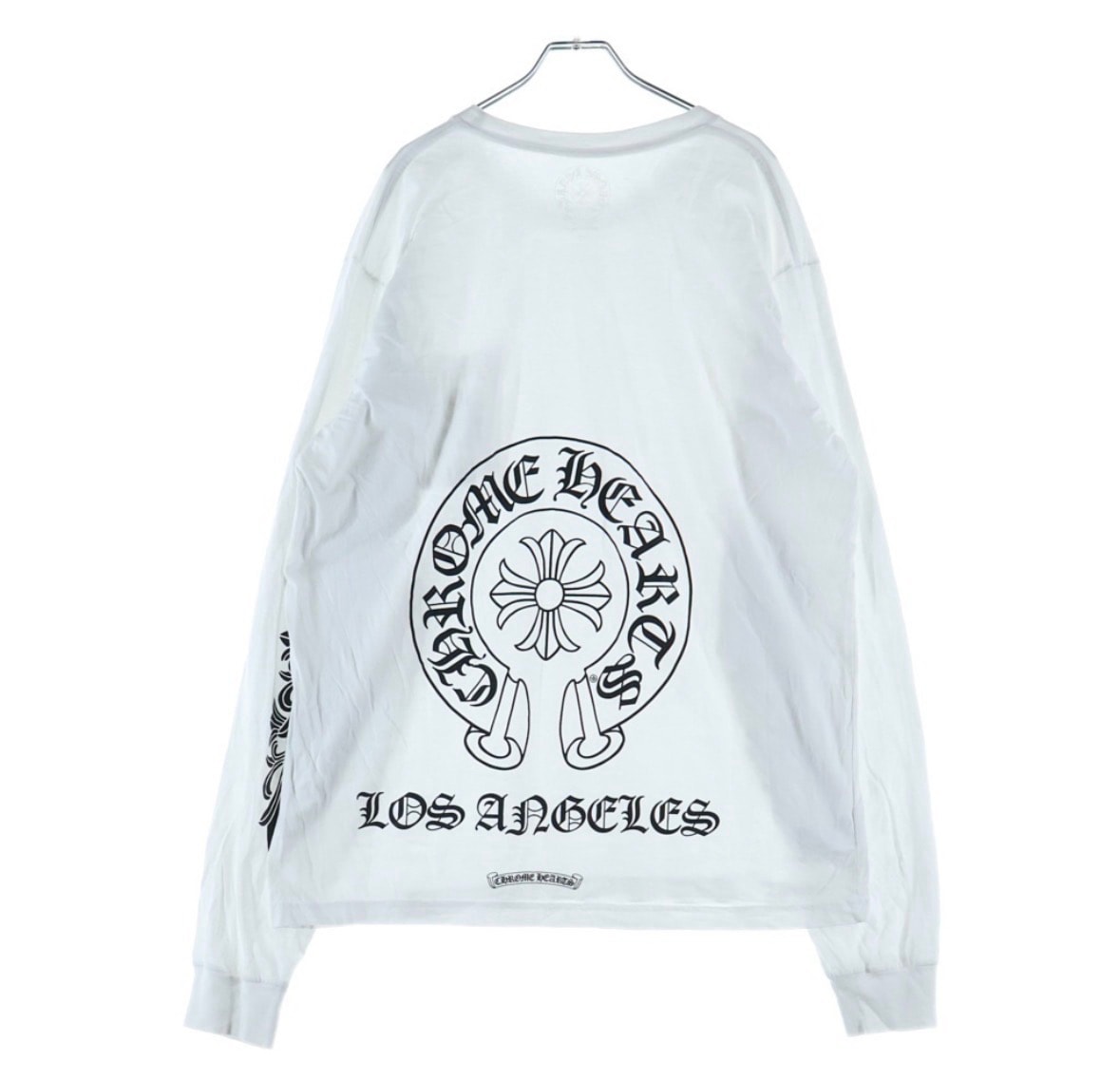 Chrome Hearts Los Angeles Exclusive Horseshoe Logo L/S T-Shirt "White"