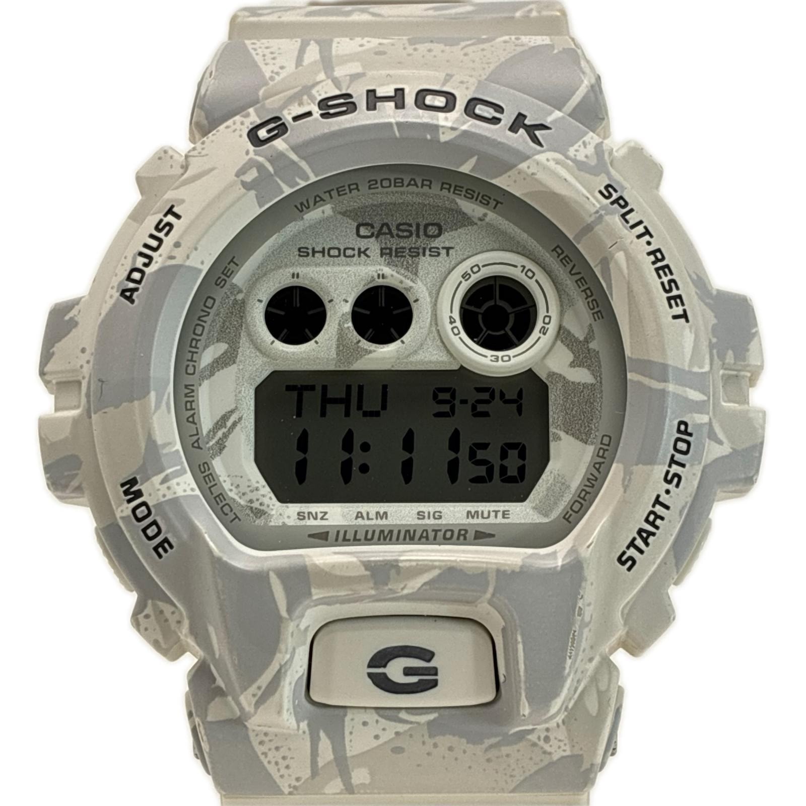 CASIO カシオ G-SHOCK GD-X6900MC-7JR ホワイト カモフラージュ 腕時計 クォーツ メンズ