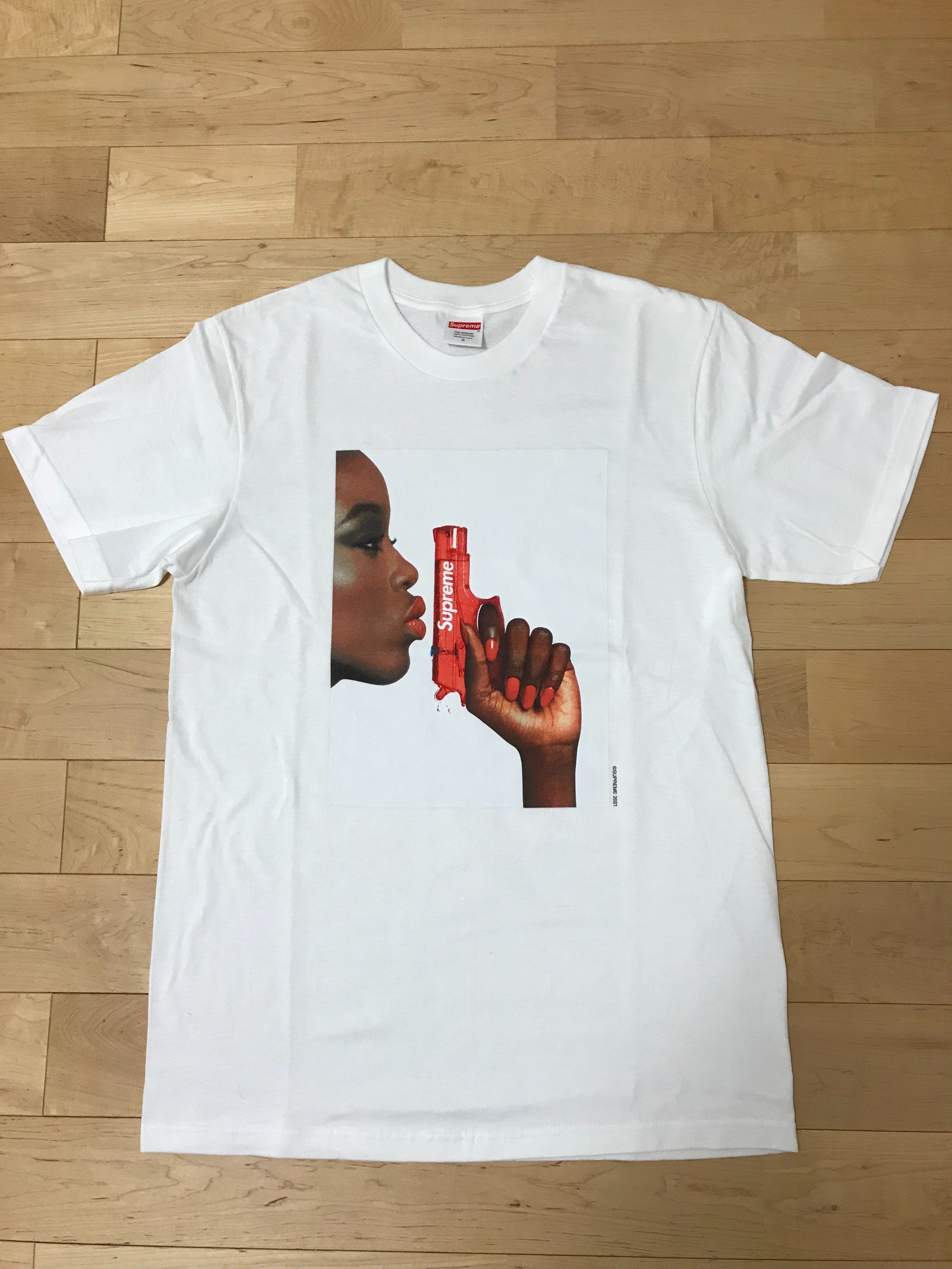 Supreme Water Pistol Tee "White"