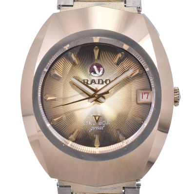 値下 ラドー RADO バルボア 超硬ケース SS/GP 自動巻き メンズ □#145965