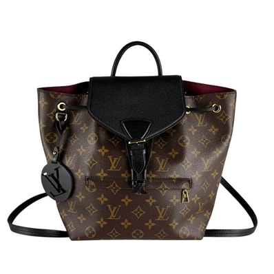 ルイ ヴィトン LOUIS VUITTON リュック モノグラム モンスリNM PM モノグラムキャンバス ノワール レディース M45515【中古】 z10632