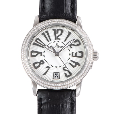 Blancpain ブランパン ウーマン ウルトラスリム ダイヤベゼル 3300-4527-64B ステンレススチール【中古】