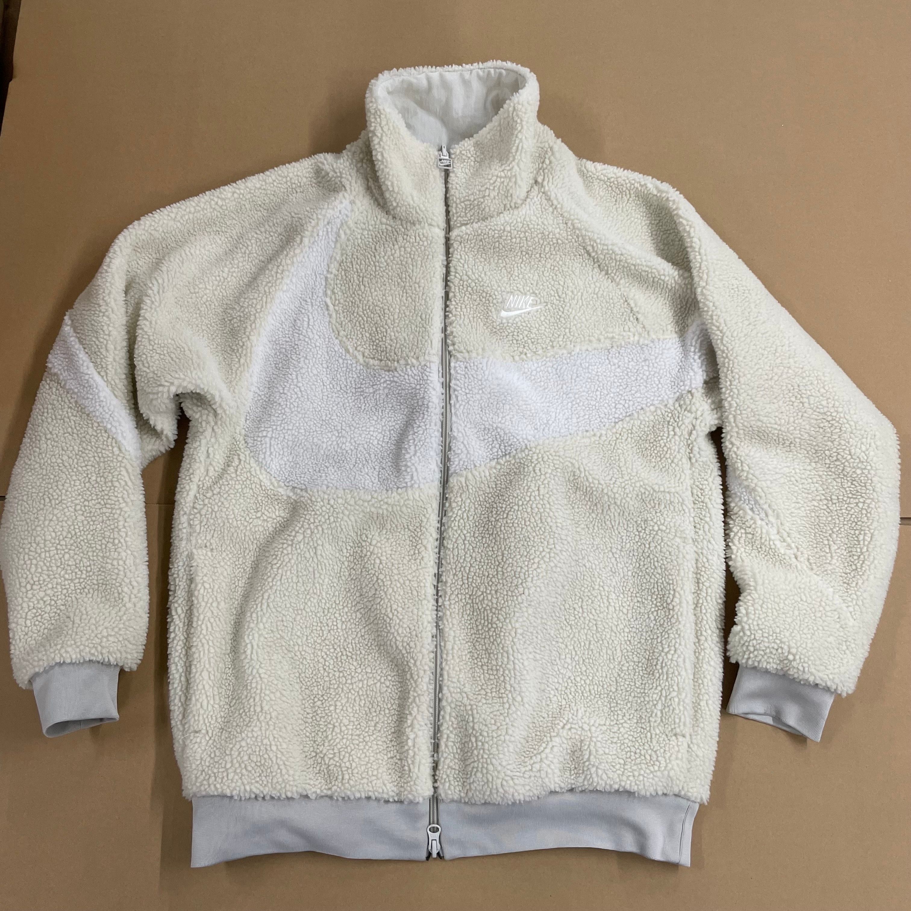 Nike Big Swoosh Boa Jacket "Light Bone/Sail"