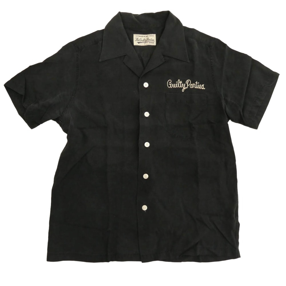 傷や汚れあり】WACKO MARIA ワコマリア 半袖シャツ 刺繍 レーヨン