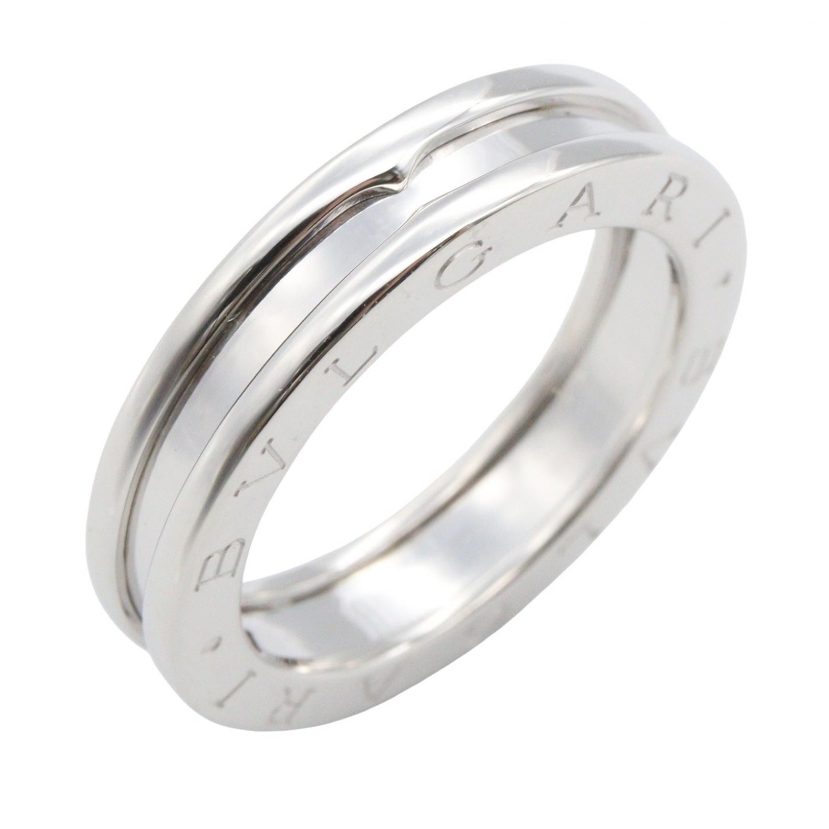 ブルガリ BVLGARI B-zero1 ビーゼロワン リング 1バンド リング・指輪 ジュエリー K18WG(ホワイトゴールド) メンズ レディース シルバー系 【中古】