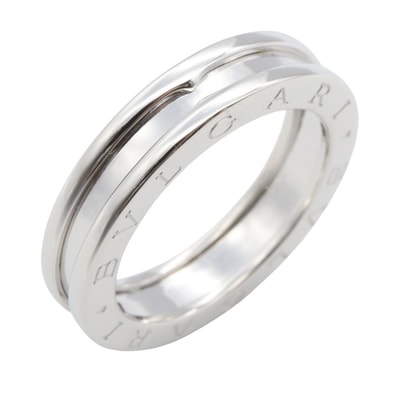 ブルガリ BVLGARI B-zero1 ビーゼロワン リング 1バンド リング・指輪 ジュエリー K18WG(ホワイトゴールド) メンズ レディース シルバー系 【中古】