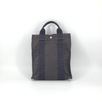 HERMES(エルメス) エールラインアドPM ナイロンキャンバス シルバー金具 リュック・デイパック グレー