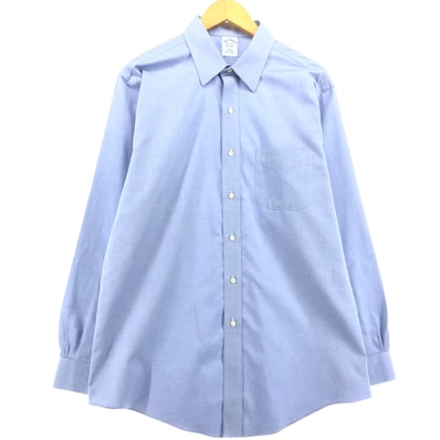 古着 ブルックスブラザーズ Brooks Brothers 346 長袖 コットンシャツ メンズL相当/eaa564484