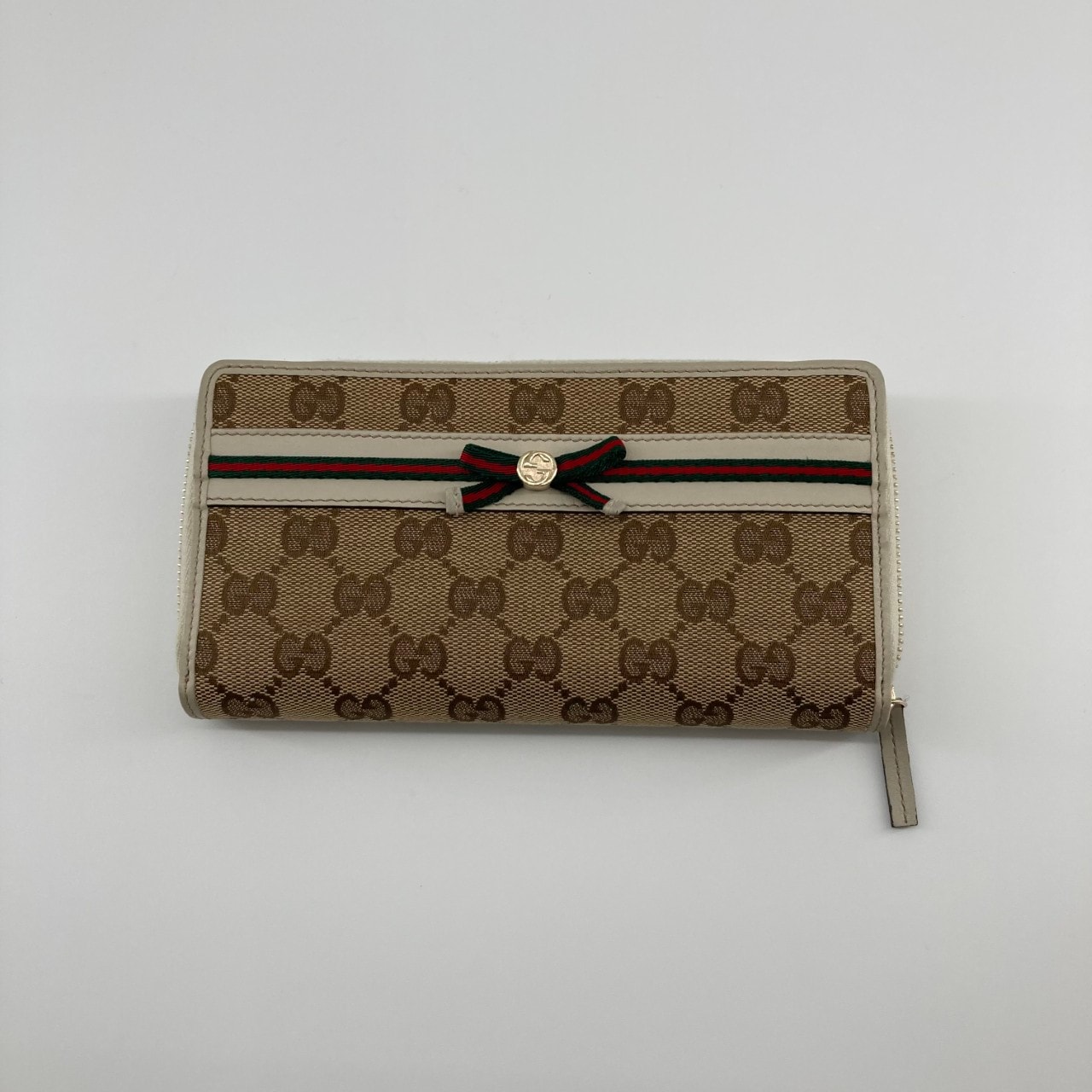 GUCCI(グッチ) メイフェア GGキャンバス 長財布 ベージュ