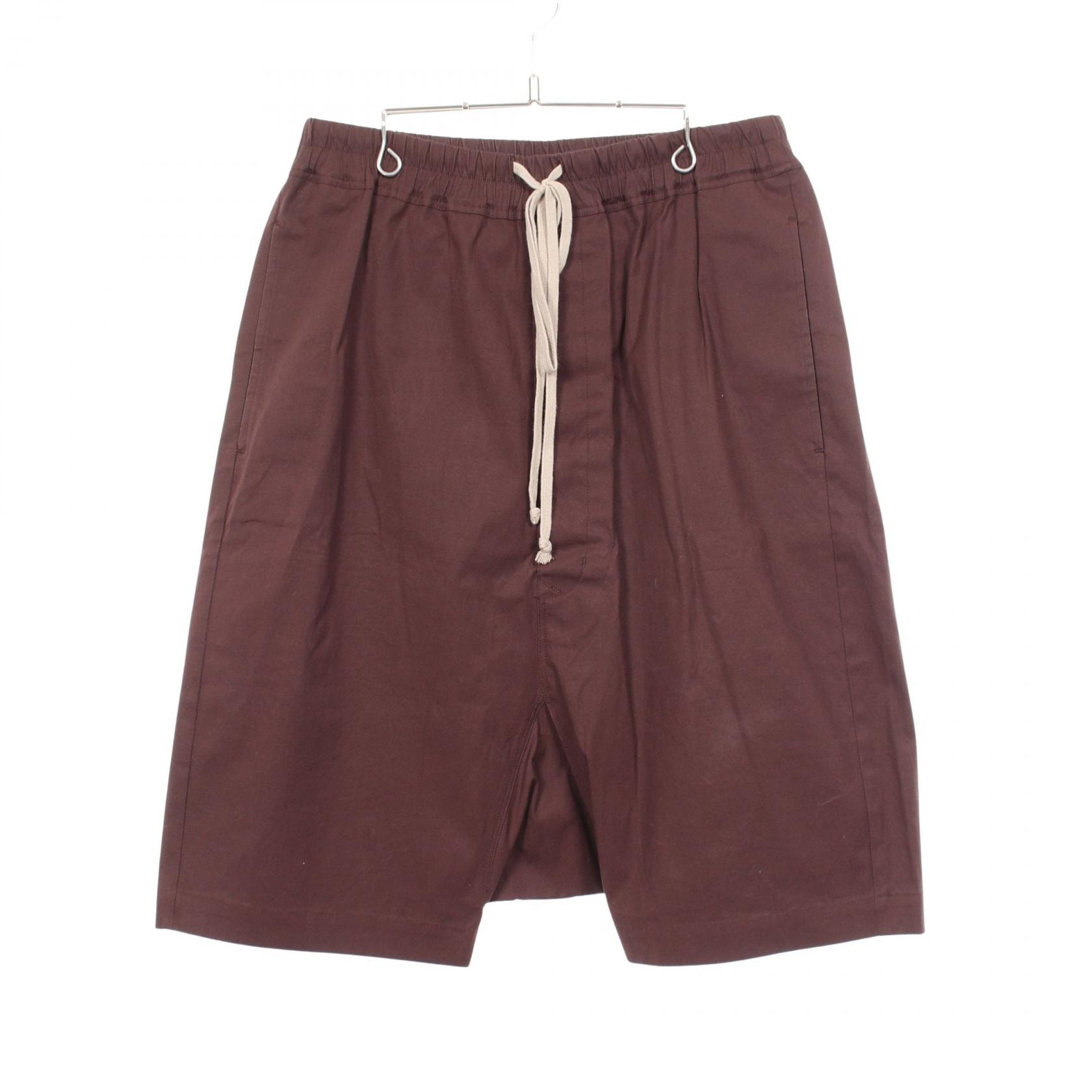 リックオウエンス Rick Owens PODS SHORTS パンツ 衣料品 ボトムス コットン メンズ ブラウン系 【中古】