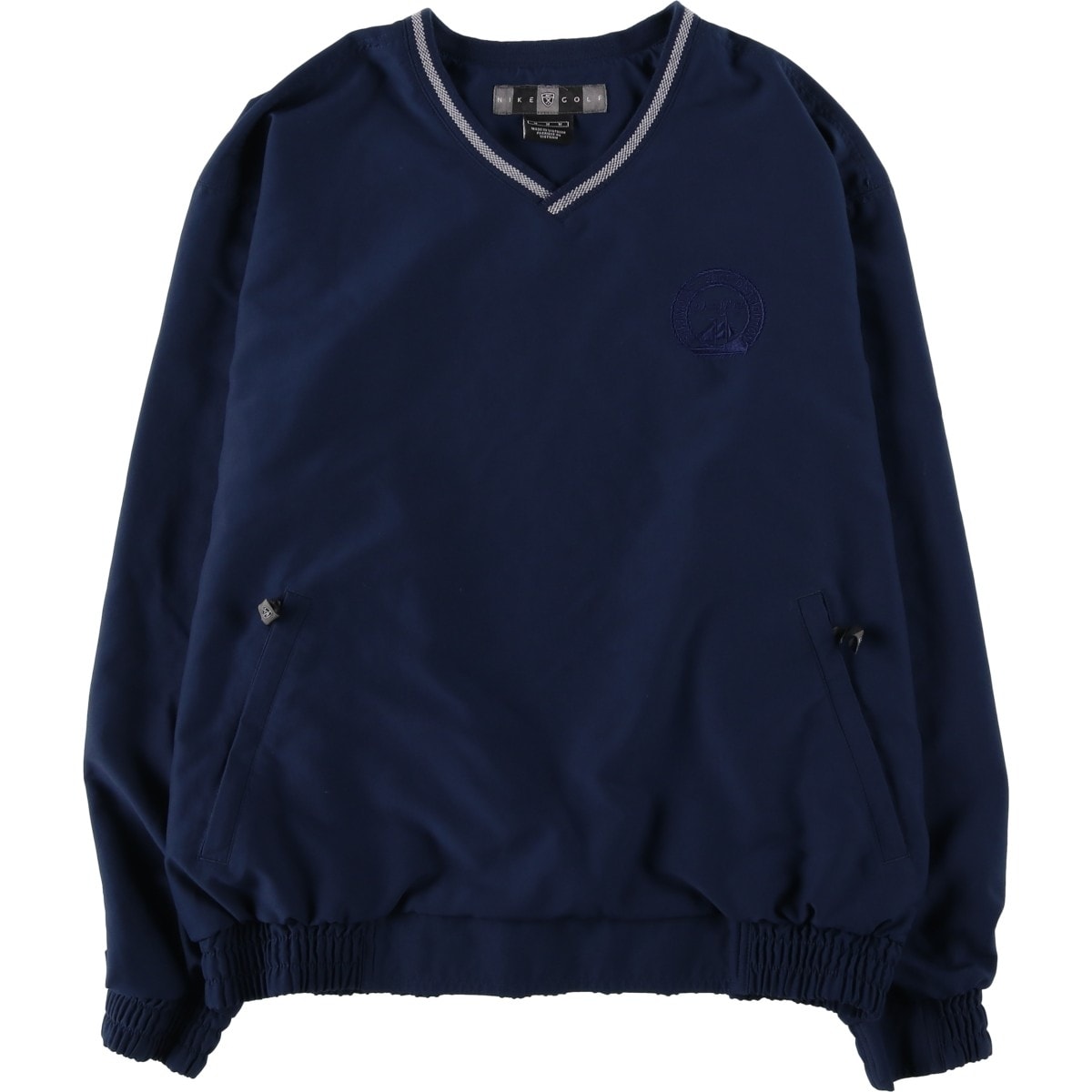 古着 ナイキ NIKE GOLF ゴルフ Vネック ウォームアッププルオーバー メンズM相当/eaa620470