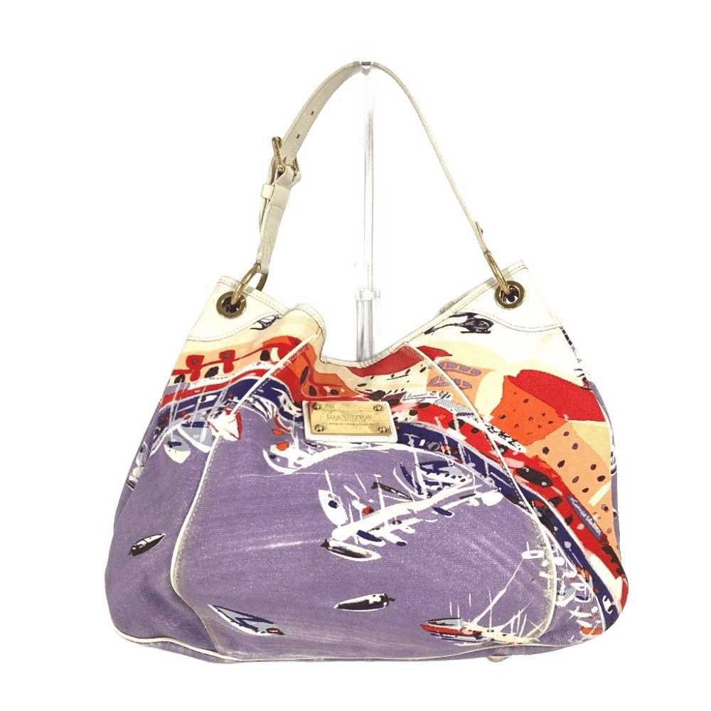 ルイヴィトン LOUIS VUITTON リヴィエラGM M95805 2009年クルーズ ガリエラ カバン 肩掛け ショルダーバッグ レザー/キャンバス マルチカラー