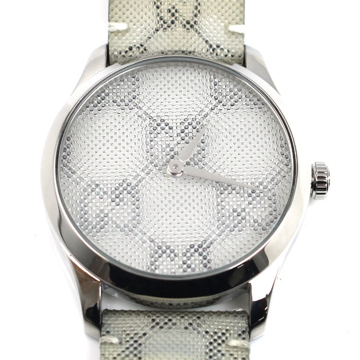 GUCCI グッチ Gタイムレス ホログラム 腕時計 電池式 YA1264058 メンズ【中古】