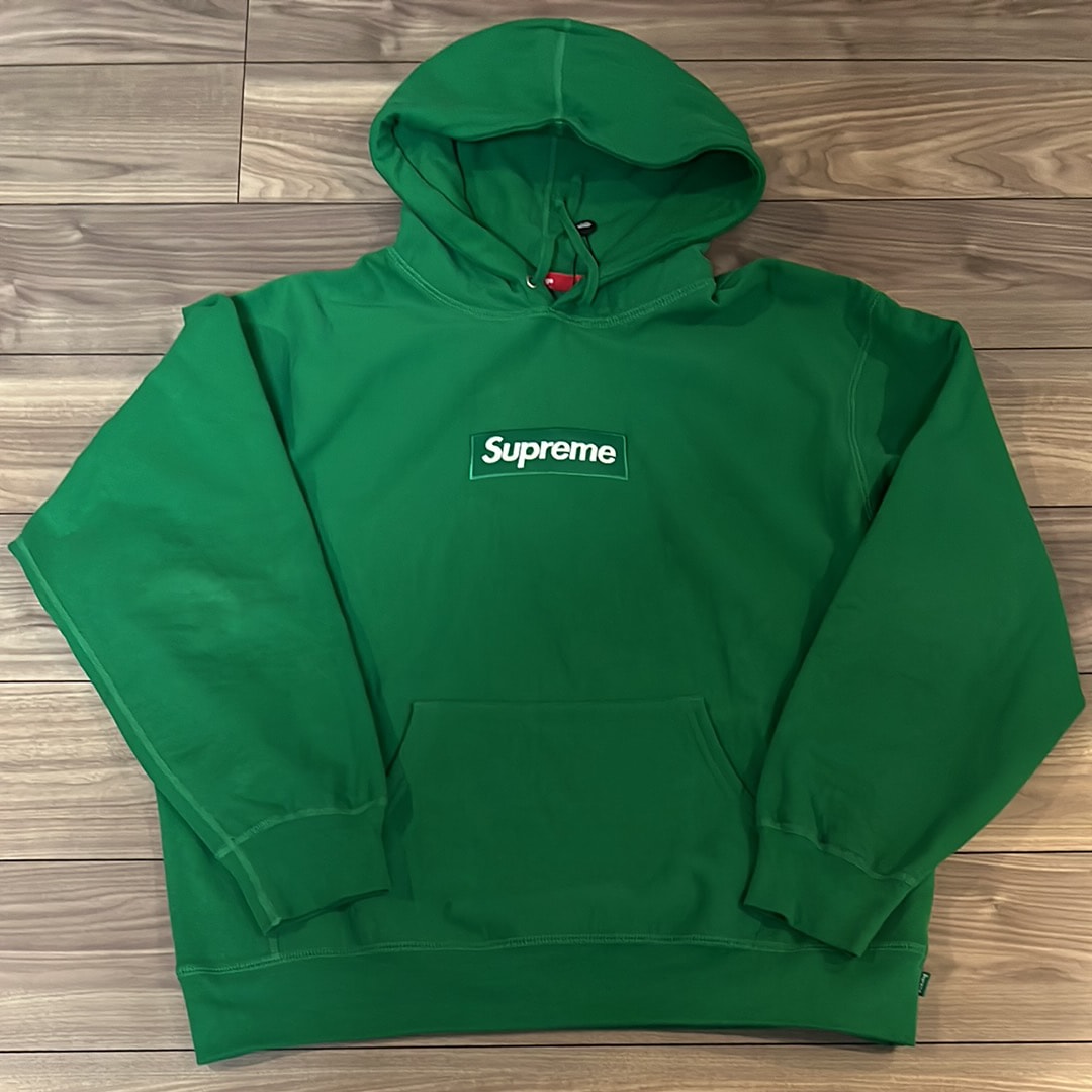 Supreme Box Logo Hooded Sweatshirt "Green" (24FW)