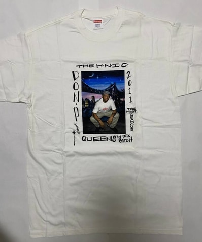 supreme prodigy tee mobb deep l white Tシャツ
