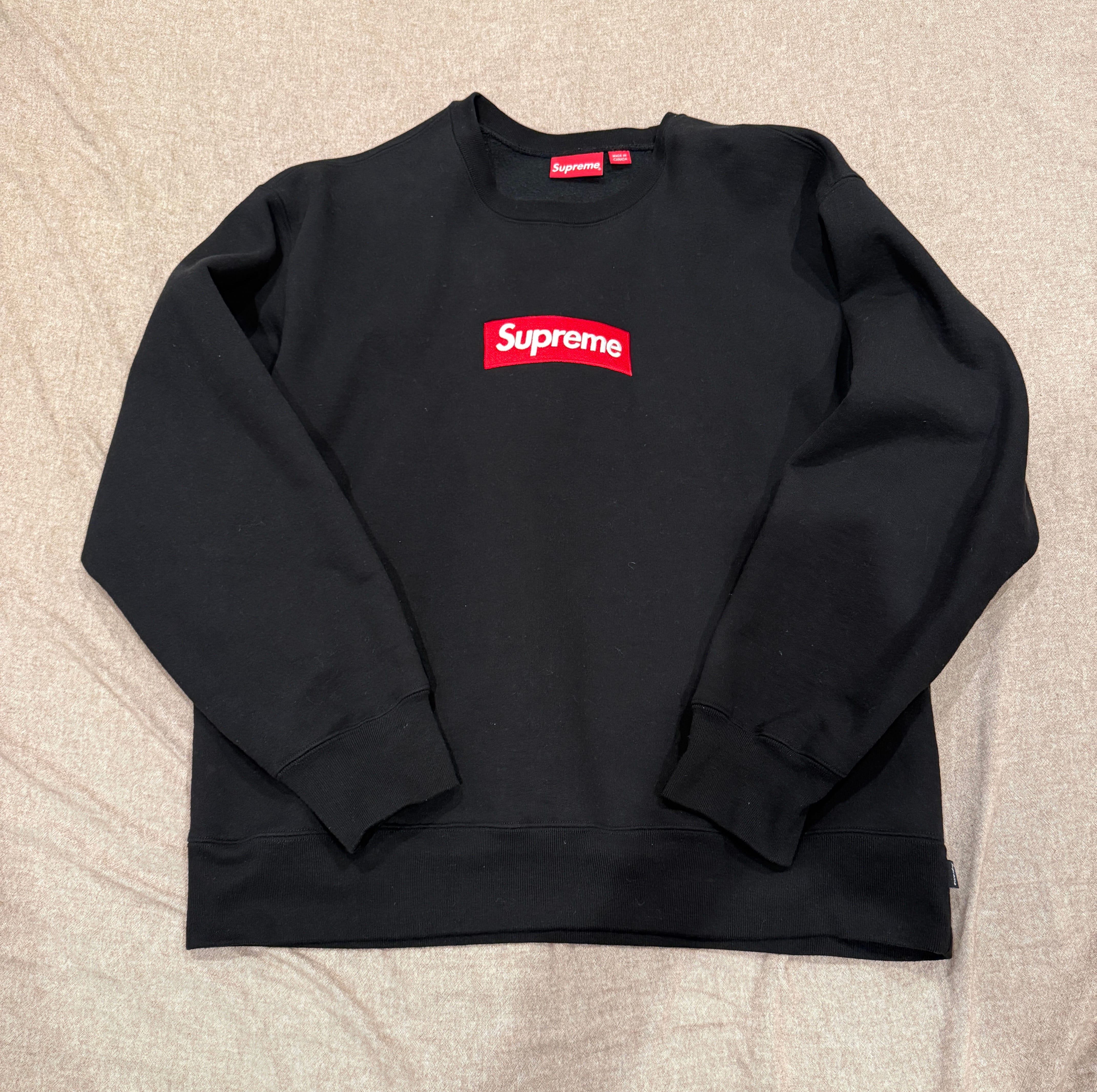 Supreme Box Logo Crewneck "Black" (22FW)