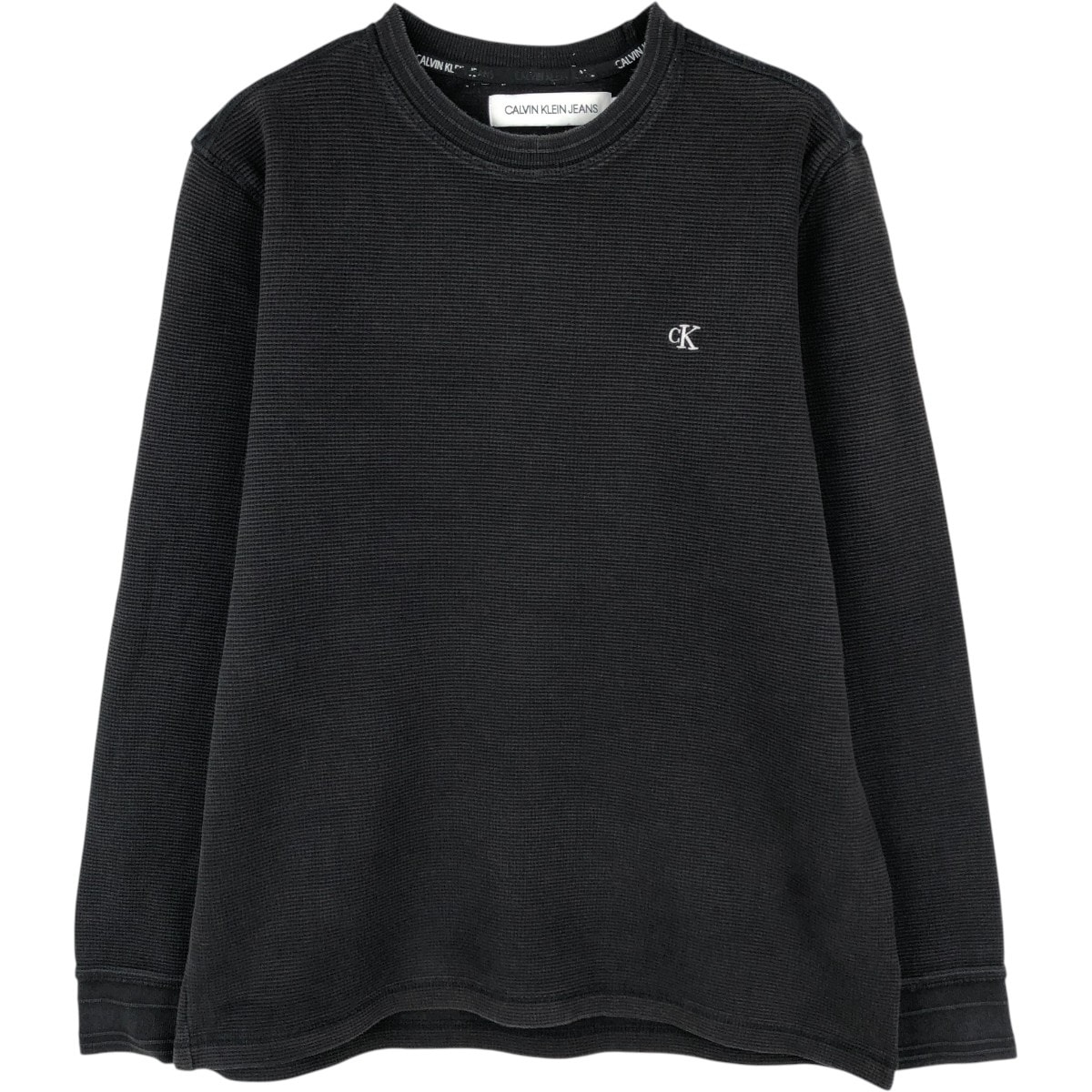 古着 カルバンクライン Calvin klein JEANS サーマルロンT ワッフル メンズM相当/eaa669392