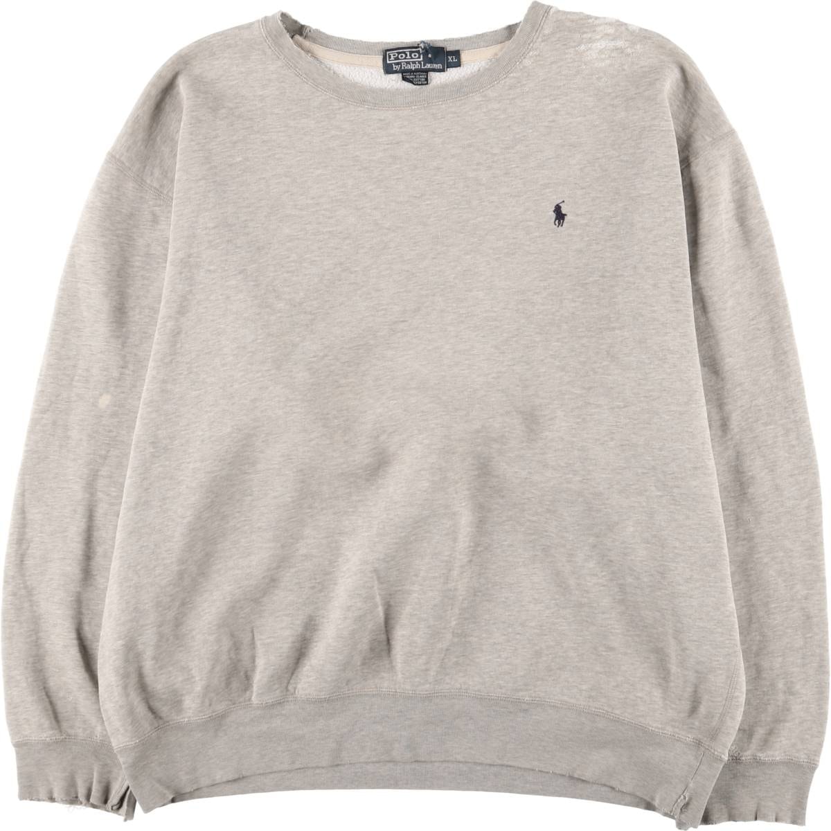 古着 ラルフローレン Ralph Lauren POLO by Ralph Lauren ワンポイントロゴスウェットシャツ トレーナー メンズXL相当/eaa581683