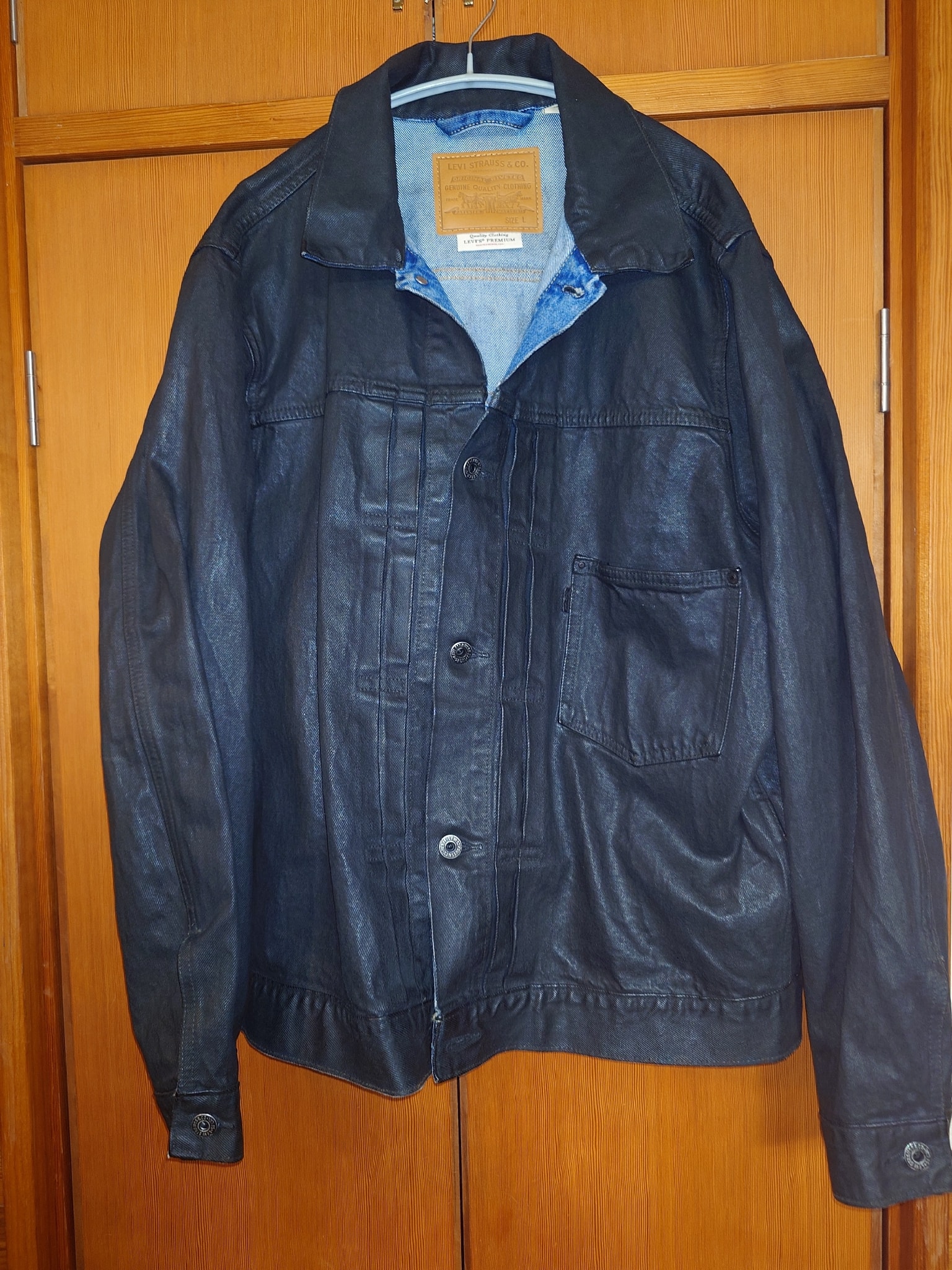 Levi's x BIOTOP Exclusive 26SS Type 1 Trucker Black Coating "Black"