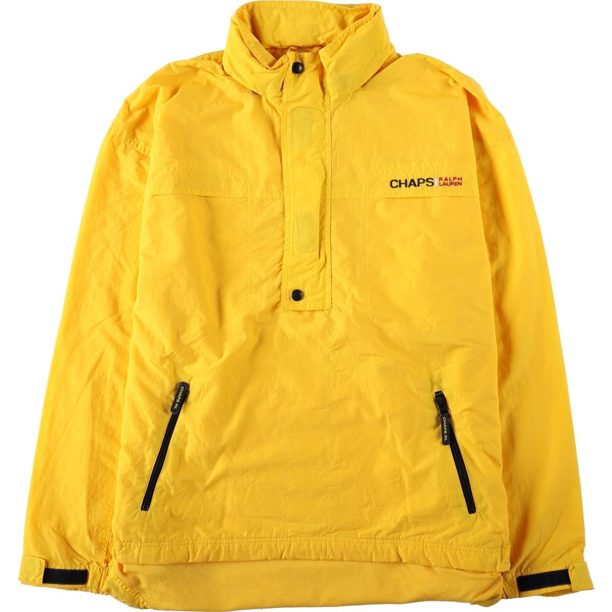 古着 ラルフローレン Ralph Lauren CHAPS チャップス ハーフジップ ナイロンプルオーバー メンズXL相当/eaa674074