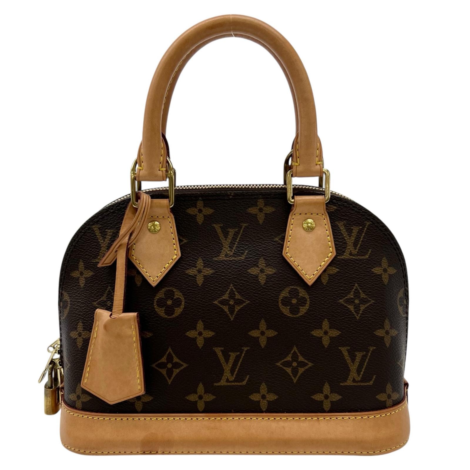 LOUIS VUITTON ルイ・ヴィトン アルマBB M53152 ハンドバッグ モノグラムキャンバス ブラウン レディース 2Way【中古】