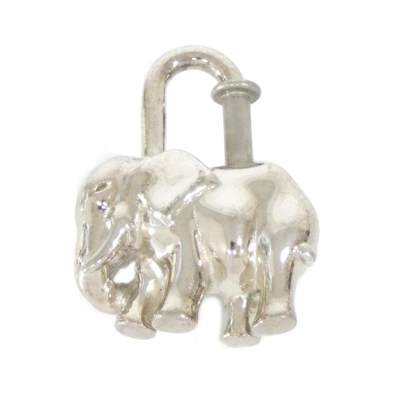 【ヴィンテージ】エルメス ELEPHANT カデナ 013247CA キーホルダー