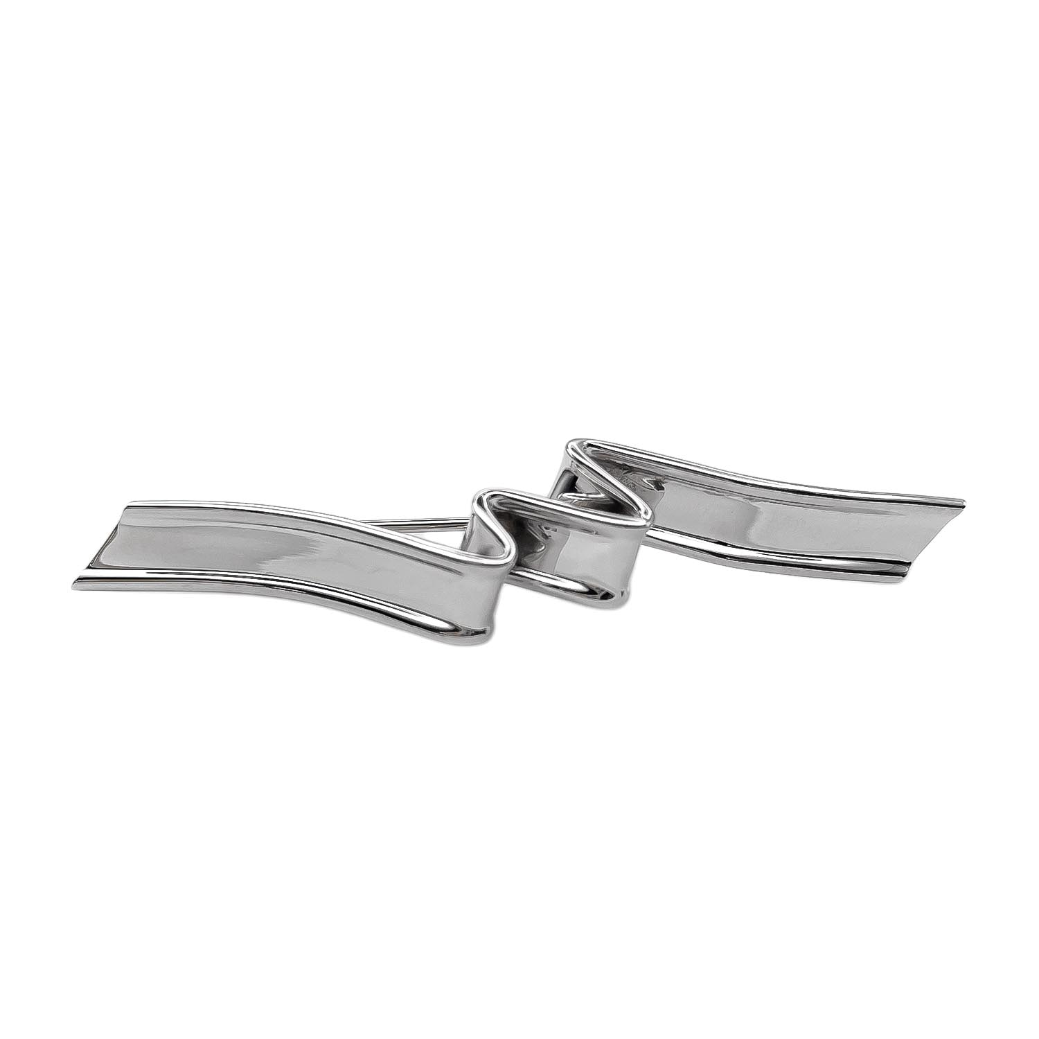 TIFFANY&Co. ティファニー リボン ブローチ
 SV925 シルバー 新品仕上済 レディース
 【中古】