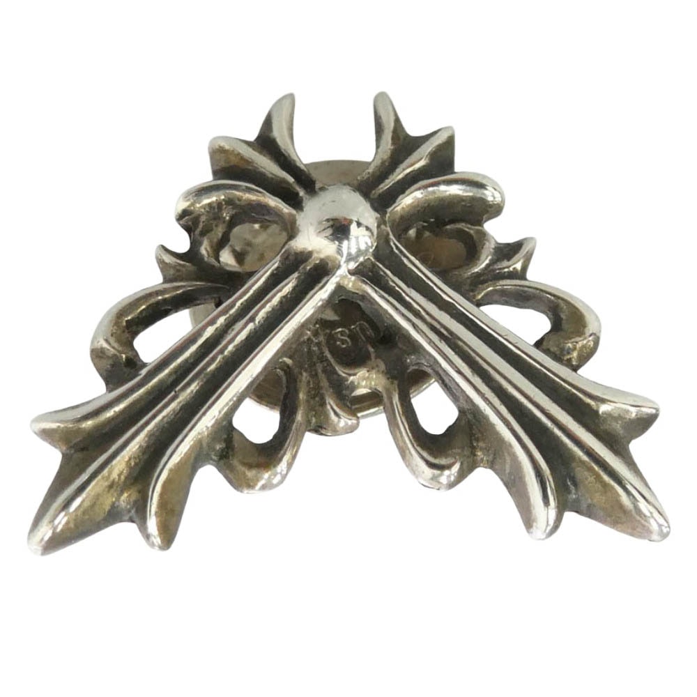 CHROME HEARTS クロムハーツ(原本無) PIN FLRLCRNR SM スティックピン フローラルクロスコーナー スモール ピンバッジ シルバー系【中古】
