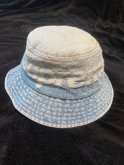 Supreme Fade Jacquard Denim Crusher "Blue"