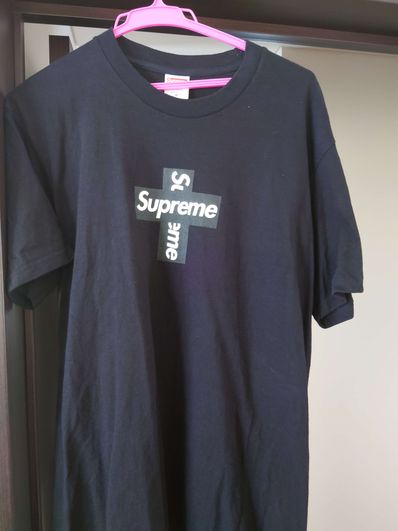 Supreme Cross Box Logo Tee "Black"