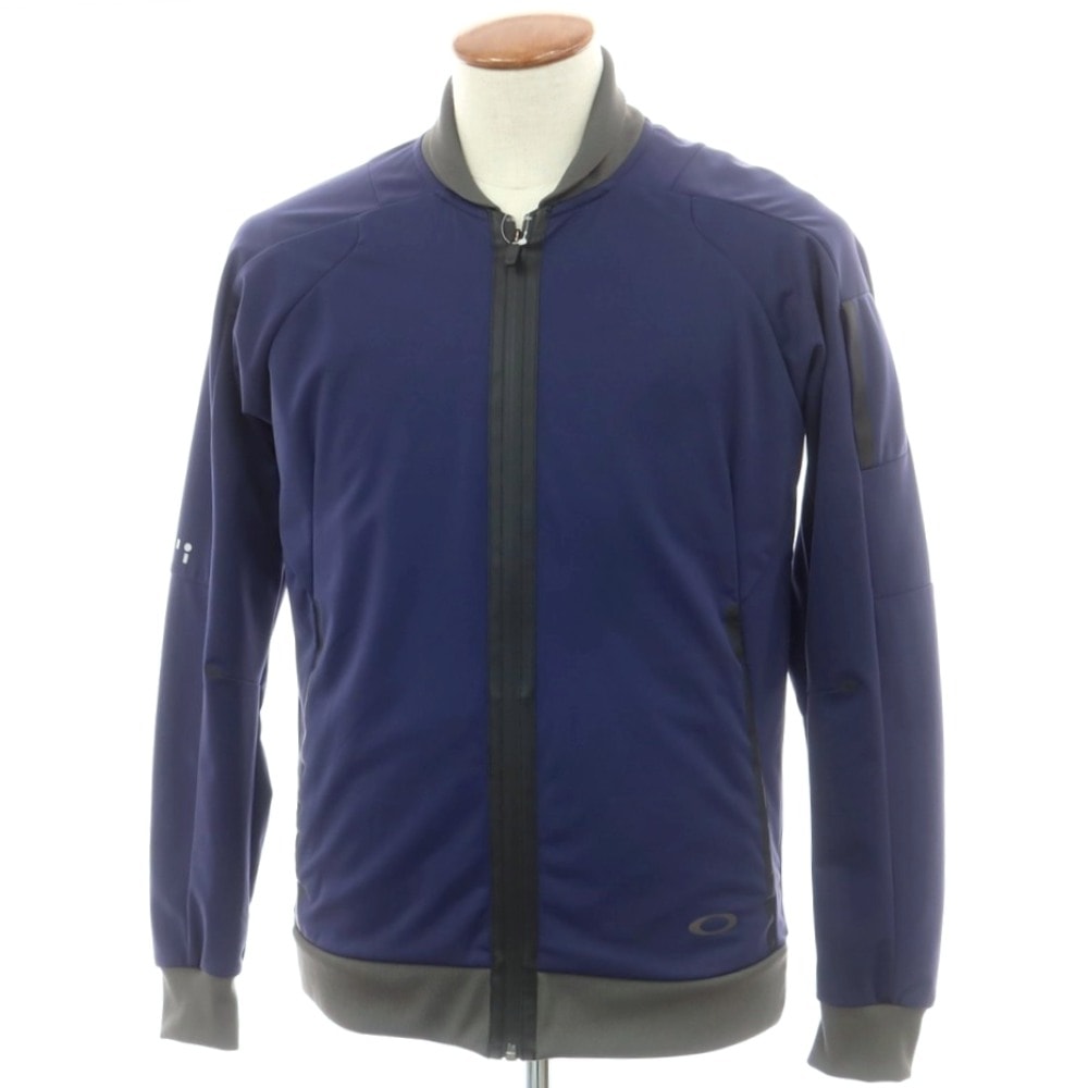 【中古】オークリー OAKLEY ポリエステル ジップアップ ブルゾン ネイビー【サイズM】【メンズ】