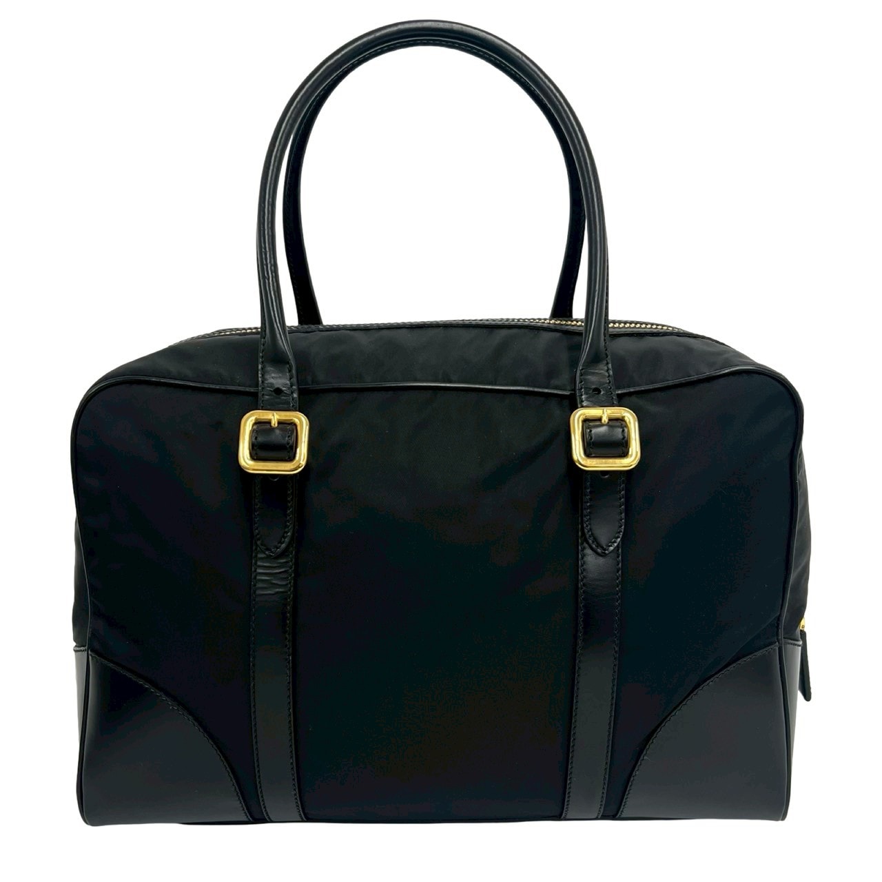 B (目立った傷や汚れなし)】PRADA プラダ 三角 ロゴ 金具 ナイロン