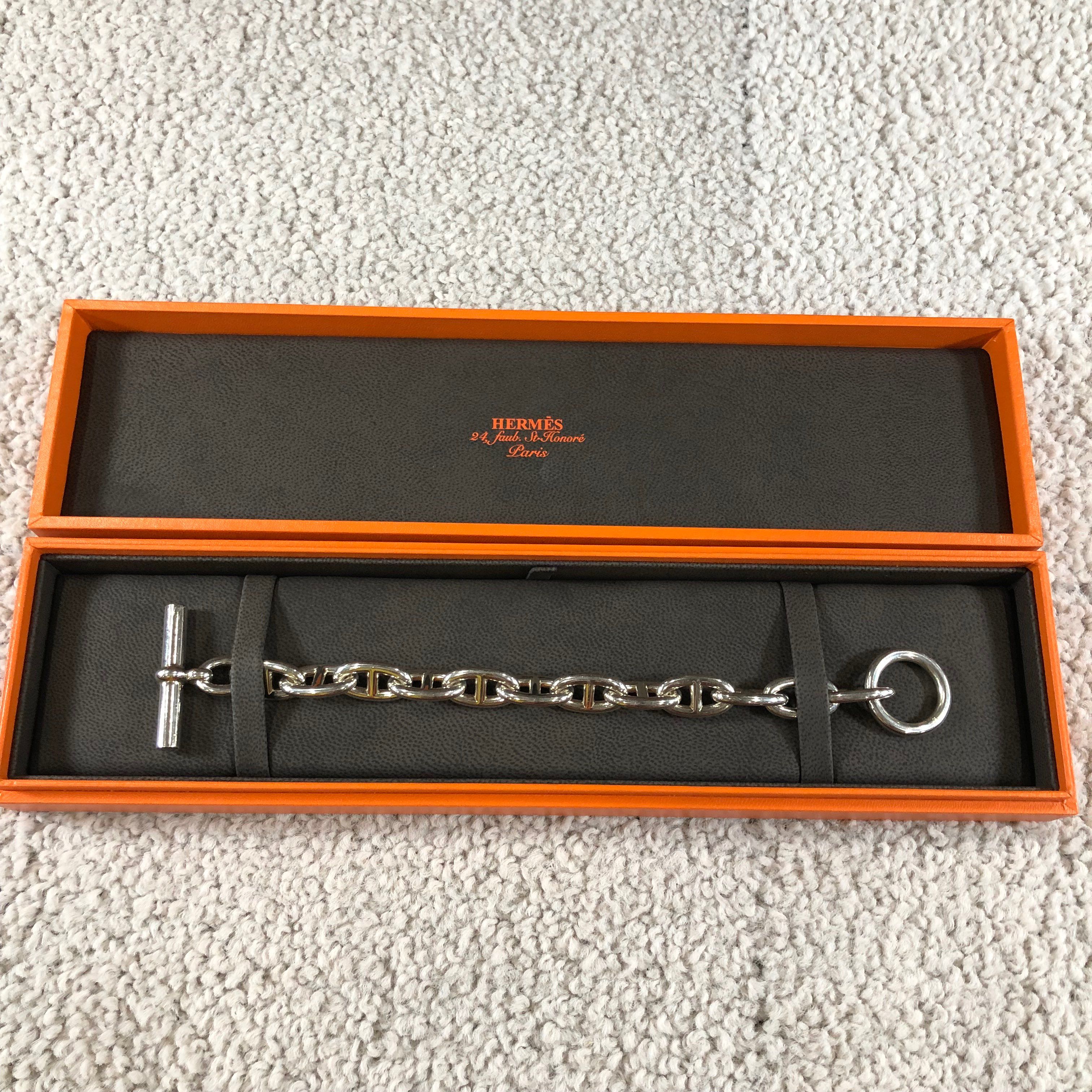 Hermes Chaine D'ancre GM Bracelet "Silver"