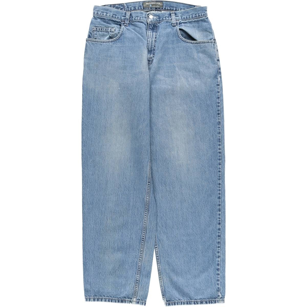 古着 00年代 リーバイス Levi's SILVER TAB シルバータブ BAGGY FIT テーパードデニムパンツ メンズw36相当/eaa618517
