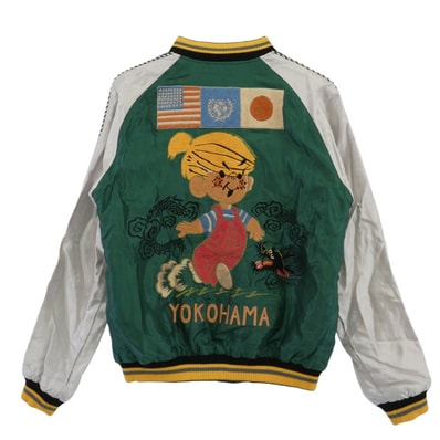 TAILOR TOYO テイラー東洋 ジャケット TT15466MG-145 MAUNA別注 Late 1950s Style Acetate Souvenir スーベニア ジャケット リバーシブル スカジャン ブルゾン マルチカラー系 M【中古】