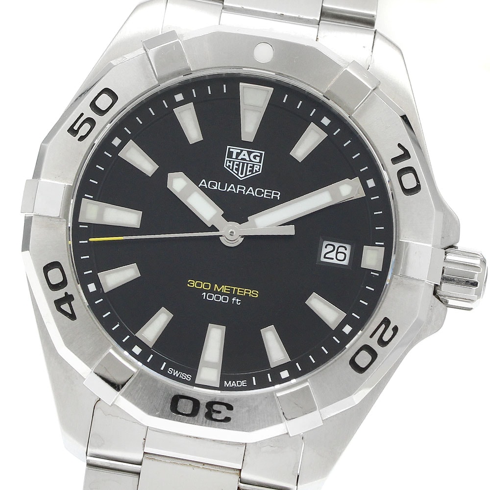 タグホイヤー アクアレーサー デイト WBD1110 メンズ 【中古】