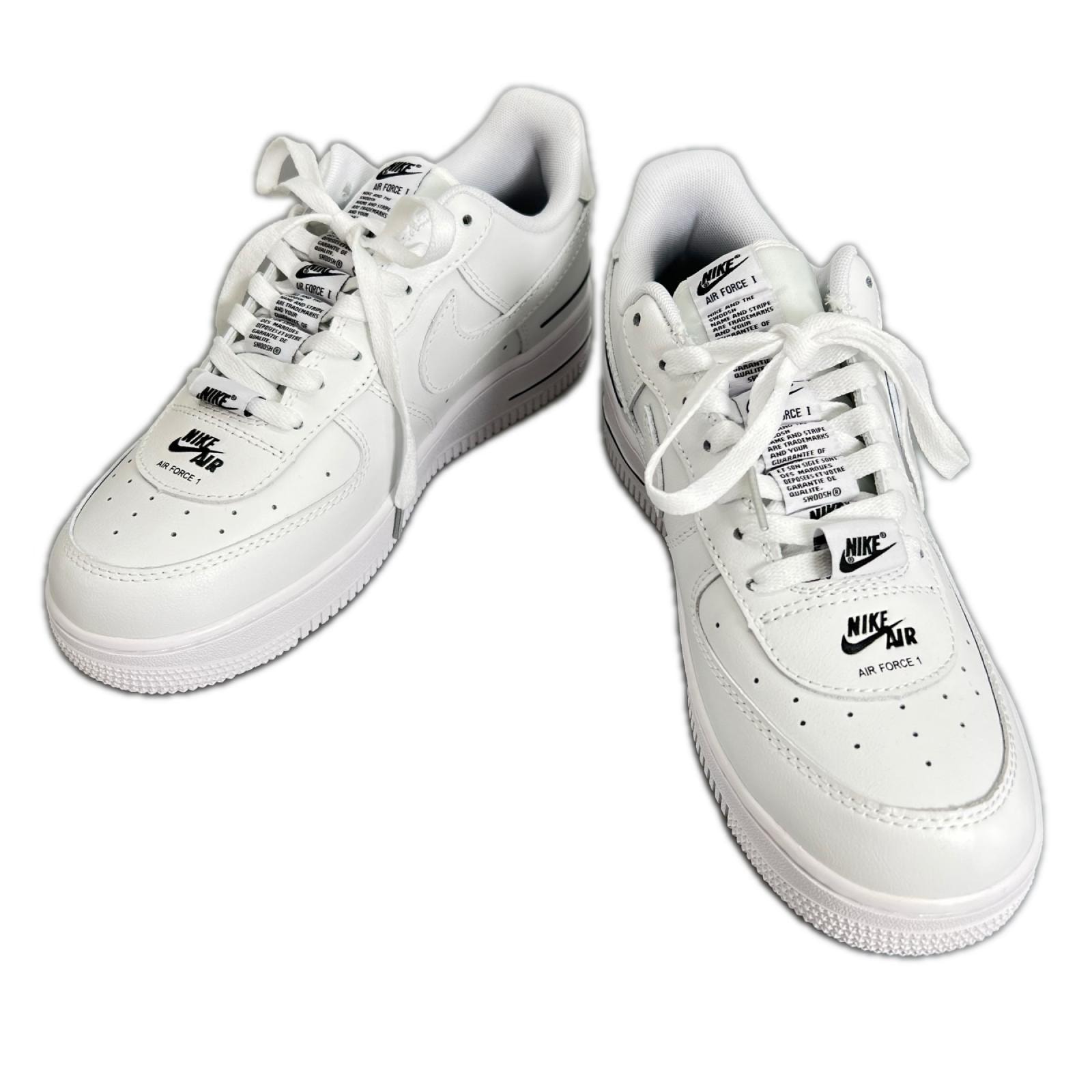未使用品 NIKE ナイキ エア フォース 1 '07 LV8 3 CJ1379-100-275-A スニーカー レザー/ラバー ホワイト メンズ 27.5 43 9.5 ダブルエア【古着】【中古】