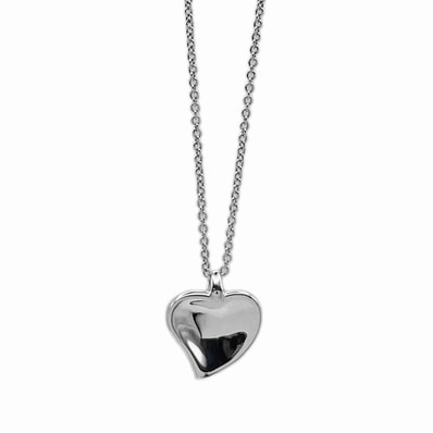 TIFFANY&Co. ティファニー カーブドハート ネックレス ペンダント エルサペレッティ SV925 シルバー 新品仕上済 レディース 【中古】